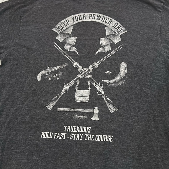 Patriot alliance distressed gray t shirt size large - Picture 6 of 7